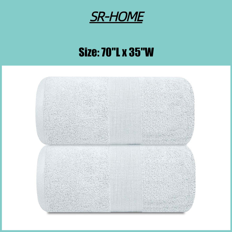 SRHOME Cotton Blend Bath Towels Wayfair